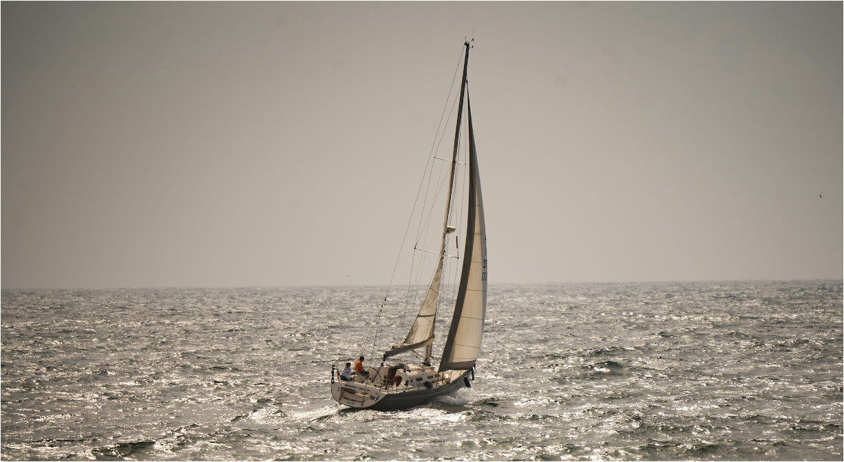 Bemanning aan boord samen koers houden